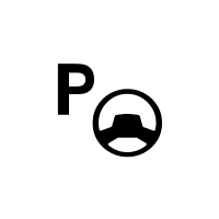 Varningslampa för funktionen ”Automatisk parkering”