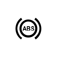 Varningslampa för låsningsfria bromsar (ABS)